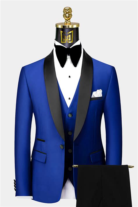 royal blue tuxedo suit.